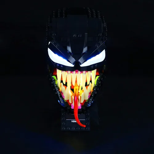 Vista 8 de Kit de iluminación LED BRIKSMAX para Batman Cowl 76182 - Compatible con el modelo de bloques de construcción Lego 76182 - No incluye el set de Lego