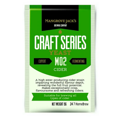 Vista 3 de Sidra de levadura de manglar Jack's M02 Craft Series Levadura 0.32 oz golosinas 23L