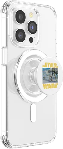 Vista 3 de Star Wars PopSockets MagSafe PopGrip vintage imperial AT-AT Battle of Hoth para iPhone
