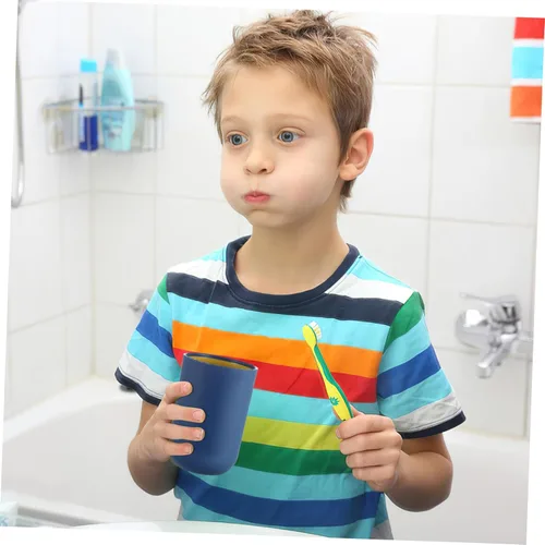 Vista 7 de 4 vasos de lavado para cepillos de dientes, soporte para cepillos de dientes, vaso de plástico, vasos de plástico para baño, tazas de baño