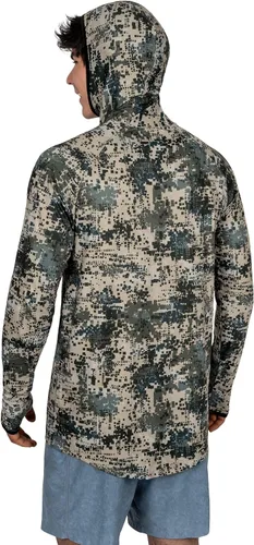 Vista 4 de BLACKSTRAP Camisa de sol UV con capucha y cuello redondo para hombre