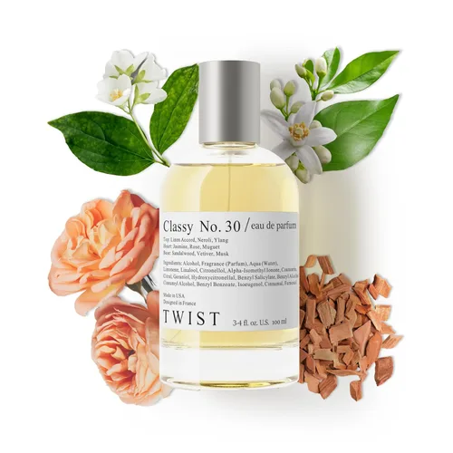 Vista 20 de Twist - Addicted No. 3 - Eau De Parfum inspirado en Y. Black Opium, Perfume de larga duración para mujer, Ámbar y Vainilla, Vegano, Ingredientes