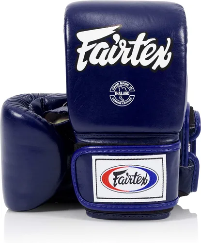 Vista 6 de Fairtex TGO3 - Guantes de boxeo Muay Thai para hombres, mujeres, niños, diseño especial de pulgar abierto, guantes de MMA, kickboxing, gimnasio