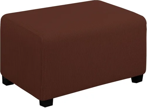 Vista 30 de Easy-Going Funda Elástica para Otomana Taburete de Almacenamiento Plegable Protector de Muebles Funda Rectangular Suave con Parte Inferior Elástica