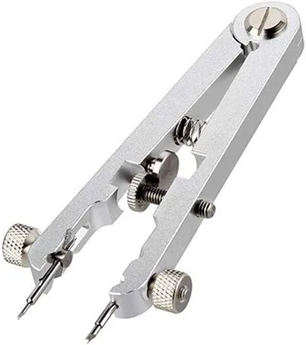 Vista 4 de Herramienta de reparación de barra de resorte de reloj - Kit de herramientas de barra de resorte Reloj Pin Correa Eliminación de banda (plata)