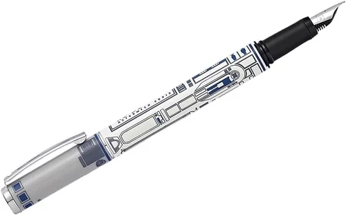 Vista 2 de Sheaffer Pop Star Wars R2-D2 - Pluma estilográfica con borde cromado y punta mediana