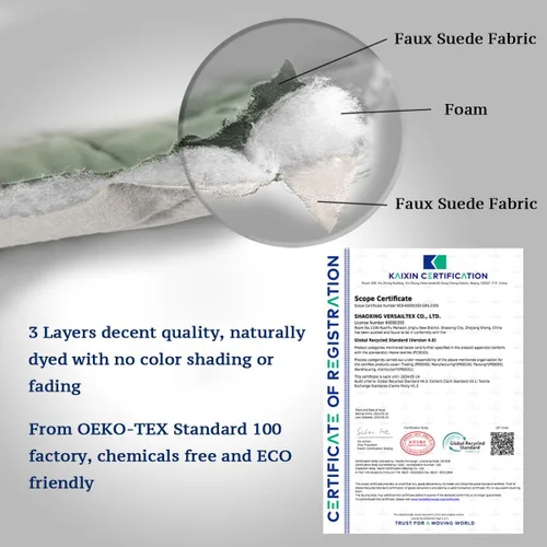 Vista 30 de H.VERSAILTEX Funda de sofá resistente al agua para sofá de 3 cojines, reversible, protector de muebles acolchado con correa elástica, funda de sofá