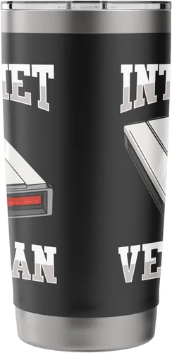 Vista 2 de 90s Nostalgia Retro 90s Dial Up Internet Vintage Stainless Steel Insulated Tumbler