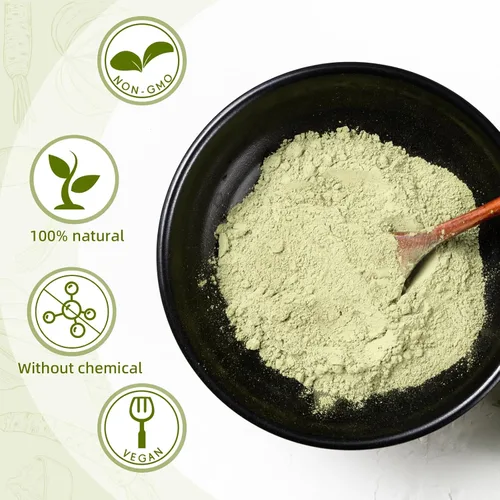 Vista 4 de Besway Wasabi Chino en Polvo 6 oz (170 g) para Sushi y Sashimi