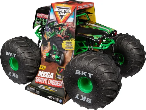 Vista 9 de Monster Jam, Camión monstruo oficial Mega Grave Digger todo terreno, más de Mega Grave Digger (V2)