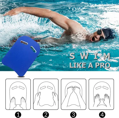 Vista 6 de Kickboards Swimming, Swim Training Aid Kick Board for Adults and Kids, U Design Pool Floats with Integrated Hole Handle, EVA Foam