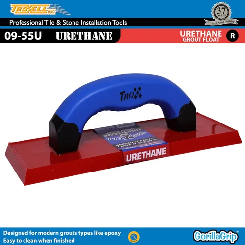 Vista 2 de Troxell USA - Flotador de lechada de uretano de 4" x 9" con mango SoftGrip