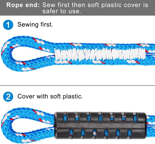 Vista 4 de BeneLabel Conector rápido de la cuerda de remolque para la tubería con el conector del acero inoxidable, conector remolcable del deporte acuático 18