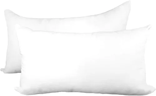 Vista 10 de Hometex Canada Relleno de almohada de 14 x 24 pulgadas, funda de tela de poliéster de primera calidad