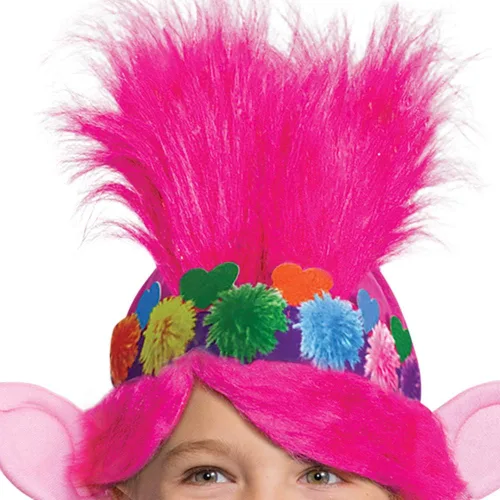 Vista 4 de Trolls World Tour - Disfraz infantil de princesa amapola