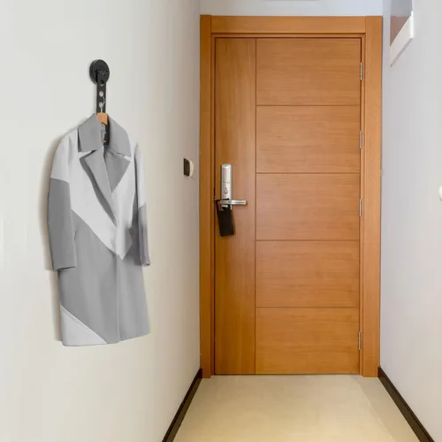 Vista 7 de Greatim - Colgador de pared para colgar ropa, colgador de ropa plegable para pared, organizador de armario que ahorra espacio, sistema de colgar
