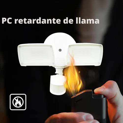 Vista 7 de UME Luces LED de seguridad de 19 W, luz con sensor de movimiento para exteriores, luz de inundación de movimiento de 2000 lúmenes, 5000 K, IP65