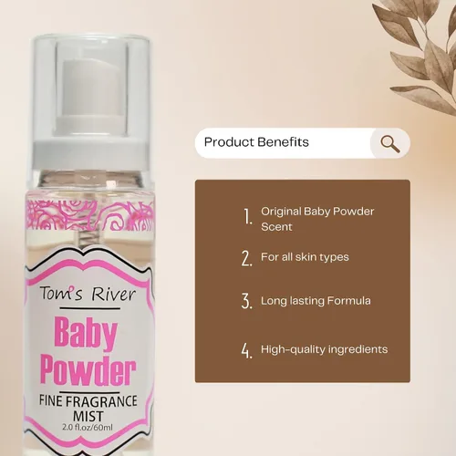 Vista 4 de Infinix Baby Fresh Powder - Fragancia fina en polvo, 2 onzas líquidas, paquete de 3, spray corporal para mujeres, perfume suave y duradero
