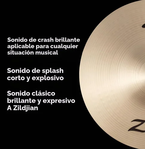 Vista 4 de Zildjian Serie A Splash - 8 pulgadas