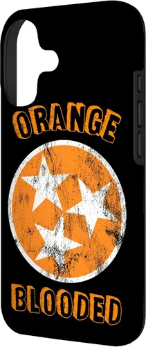Vista 2 de Tennessee Fan Orange Blooded Vol Sports Fan State Flag TN Case for iPhone 17