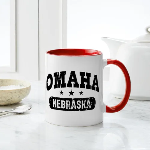 Vista 15 de CafePress I Love Nebraska Taza de café de cerámica de 11 oz (11.0 fl oz)