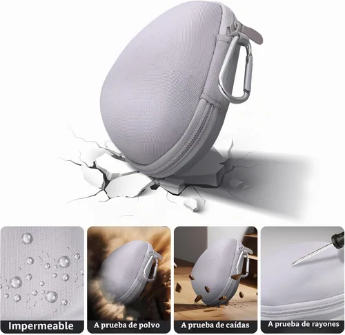 Vista 5 de Funda para mouse compatible con Logitech MX Master 4/MX Master 3S/MX Master 3 Advanced Mouse inalámbrico (funda blanca)