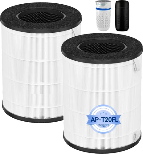 Vista 9 de AP-T10FL Filtro de repuesto apto para Homedics compatible con los modelos de purificador de aire HoMedics TotalClean AP-T10-BK y AP-T10-WT filtro