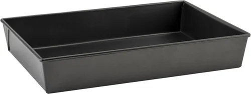 Vista 4 de WINCO Molde cuadrado antiadherente para tartas, 8 x 8 pulgadas, acero aluminizado