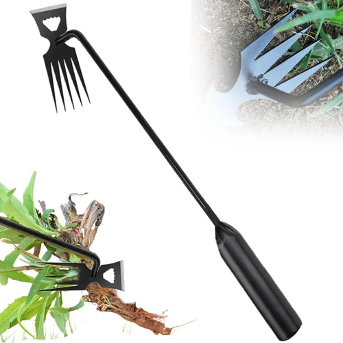 Vista 8 de Herramientas de deshierbe de jardín, herramienta de extracción de malezas de 15.7 pulgadas, artefacto de deshierbe de desarraigo, herramienta
