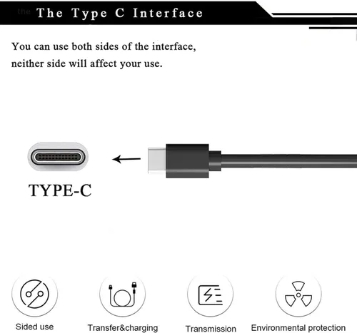 Vista 3 de Cargador de 10 pies para Nintendo Switch, adaptador de cargador de alimentación PD, apto para Nintendo SwitchSwitch LiteSwitch OLED, con cable USB C