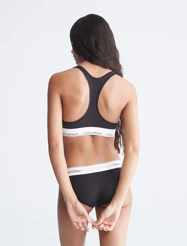 Vista 3 de Calvin Klein - Brasier de algodón moderno, sin alambres y sin forro para mujer