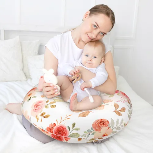 Vista 6 de Funda de almohada de lactancia, fundas de almohada de lactancia para bebés, niñas y niños, funda de almohada elástica suave para lactancia, funda