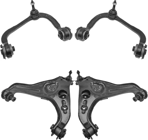 Vista 67 de TRQ Brazo de control superior e inferior del lado del conductor y del pasajero con juego de rótulas compatible con Chevrolet GMC 89-02