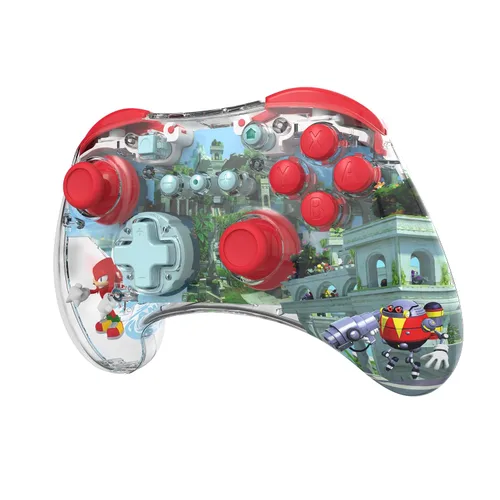 Vista 10 de PDP REALMz Wireless Controller for Nintendo SwitchOLED - Sonic Superstars Knuckles Sky Sanctuary Zone