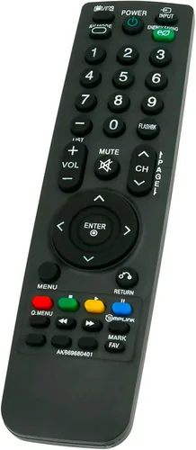 Vista 3 de AKB69680401 - Control remoto de repuesto para LG LCD TV 19LH20 22LH20 26LH20 32LH20 37LH20 42LH20 19LU55 22LU55 26LU55 32LF11 37LF11 4 2LF11 47LF11