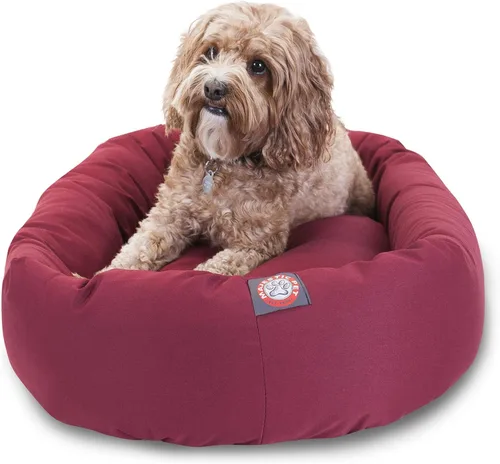 Vista 14 de Majestic Pet Products - Cama en forma de bagel para perro, color caqui, 32 pulgadas