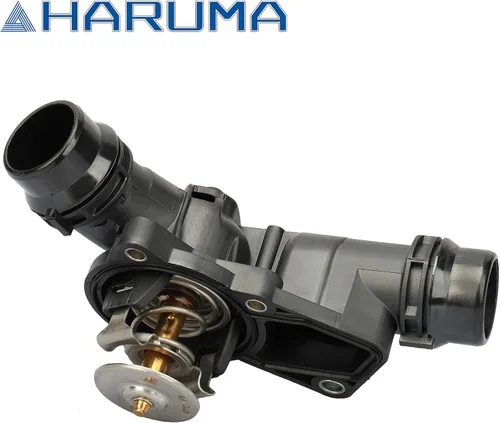 Vista 6 de HARUMA 11537509227 Conjunto de carcasa del termostato del refrigerante del motor 1999-2006 para BMW 323Ci 323i 325i 325Xi 528i 530i X3 X5 Z3 Z4