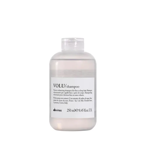 Vista 12 de Davines VOLU/Shampoo, Volumizing Cleanser for Fine or Limp Hair - Gentle Root Lifting Formula for Lasting Body & Lightness - Turnip Root Extract