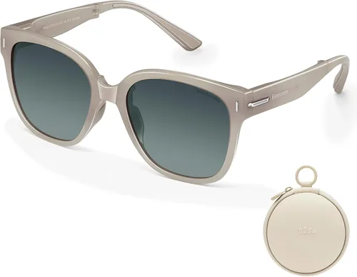 Vista 11 de BENEUNDER Gafas de sol polarizadas para hombres y mujeres, gafas de sol plegables ultraligeras con organizador