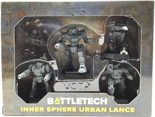 Vista 2 de Catalyst Game Labs BattleTech Mini Force Pack: Inner Sphere Urban Lance, gris