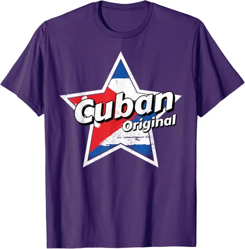 Vista 20 de Camisa Cubano Original Camisa Bandera de Cuba Camiseta Cubano, Negro