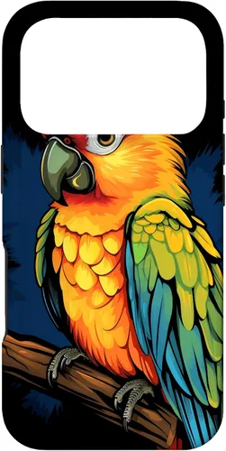 Vista 30 de Sun Conure - Funda para iPhone 17, diseño de pájaro tropical
