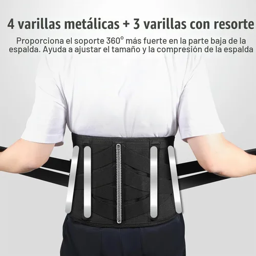 Vista 3 de Soporte de espalda calentado con masaje, almohadilla térmica