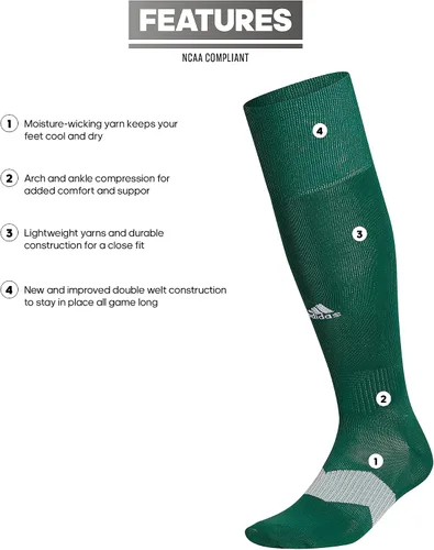 Vista 2 de adidas Metro 5 Soccer Socks (1-Pair)