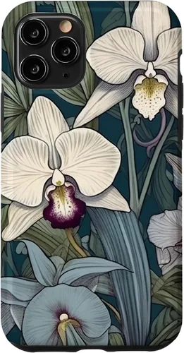 Vista 29 de Funda de flores de orquídea de jardín botánico para iPhone 17
