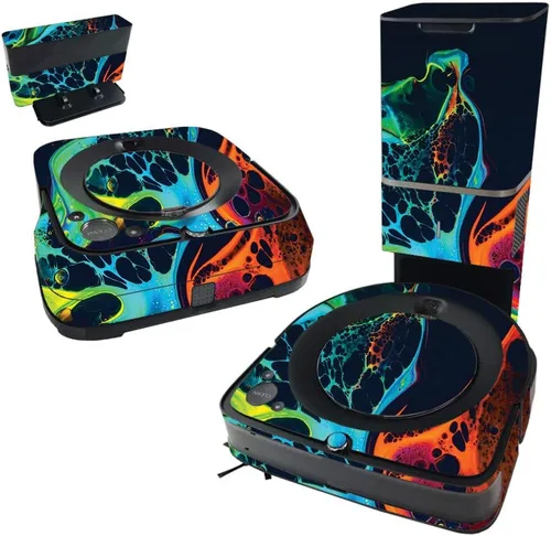 Vista 11 de MightySkins Skin compatible con iRobot Roomba s9+ Vacuum & Braava Jet m6 Bundle – Blue Canyon Cubierta de vinilo duradera y única Fácil