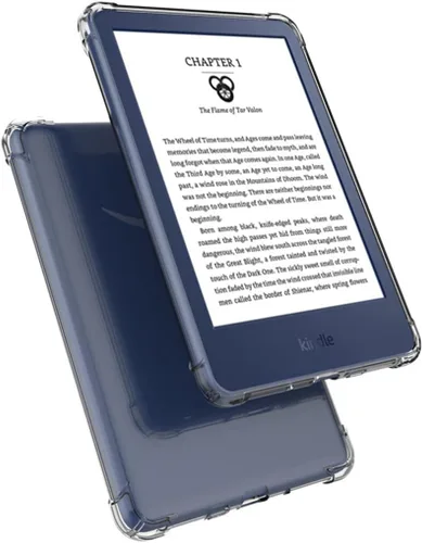 Vista 2 de Funda para Kindle de 6 pulgadas, 10ª generación de 2019, TPU suave y ligera, funda protectora antiarañazos, a prueba de golpes, para Amazon Kindle