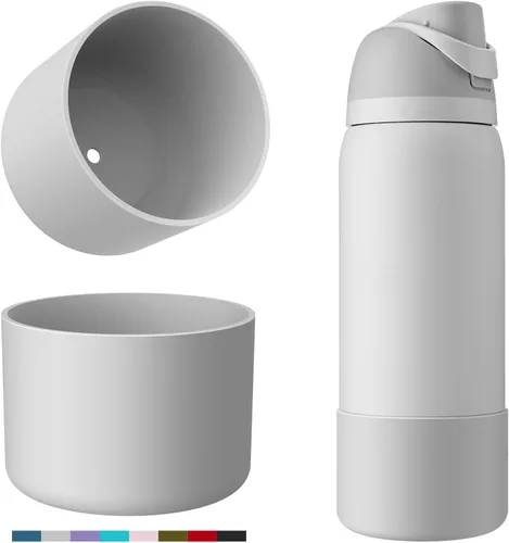 Vista 26 de Protector de Silicona para Botella de Agua Owala, 2 Piezas Fundas Protectoras Antideslizantes para Botellas de Agua FreeSip/Twist/Flip, Sin BPA