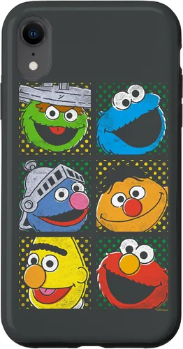 Vista 24 de Funda para iPhone 16 Sesame Street Group Squares