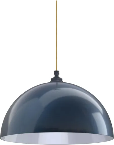 Vista 65 de Steel Lighting Co. Melrose - Lámpara colgante Montada en el techo Cúpula redonda de 18 pulgadas Estilo moderno contemporáneo de granja